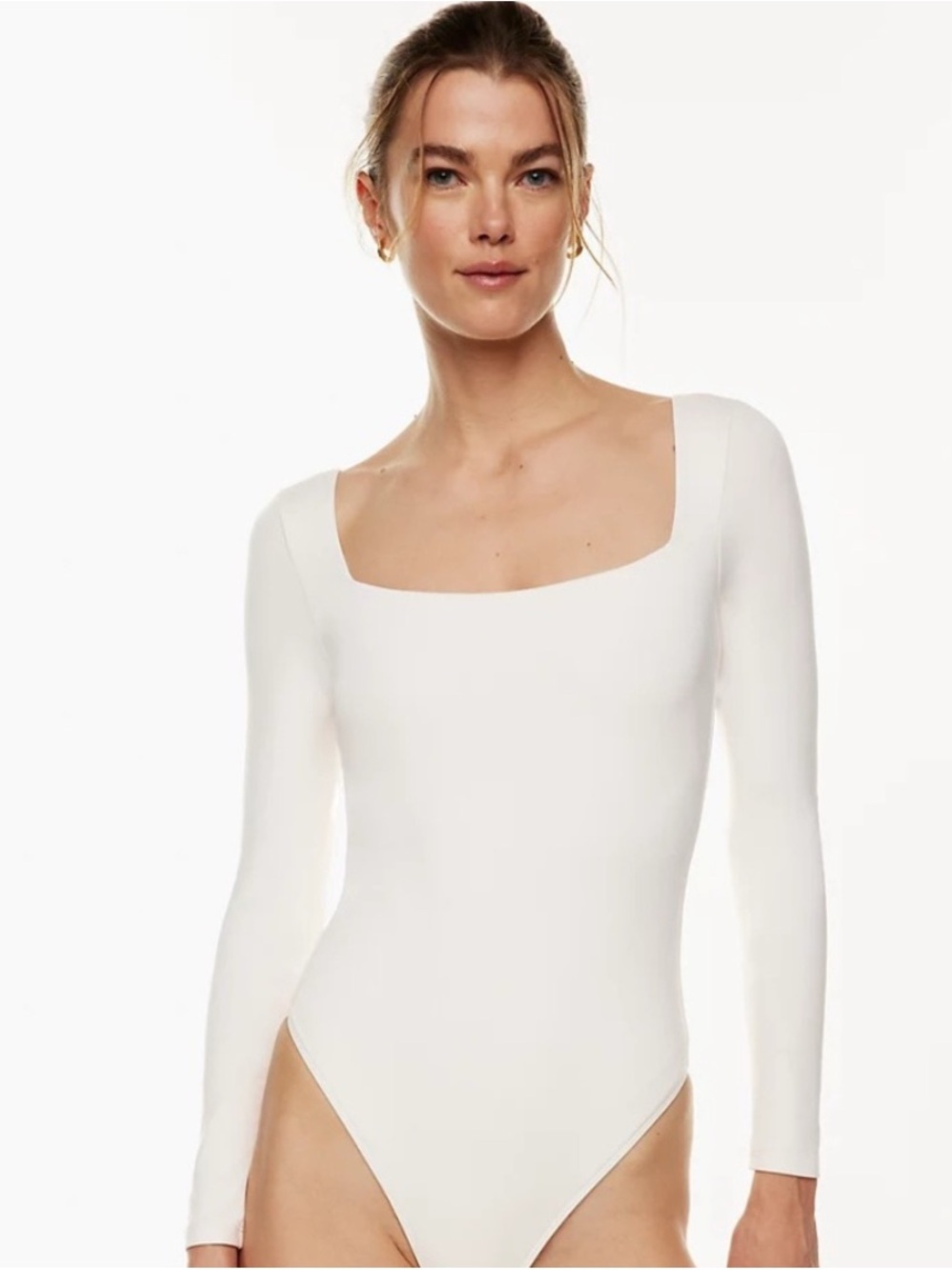 Aritzia Original Contour Headway Squareneck Bodysuit Longsleeve